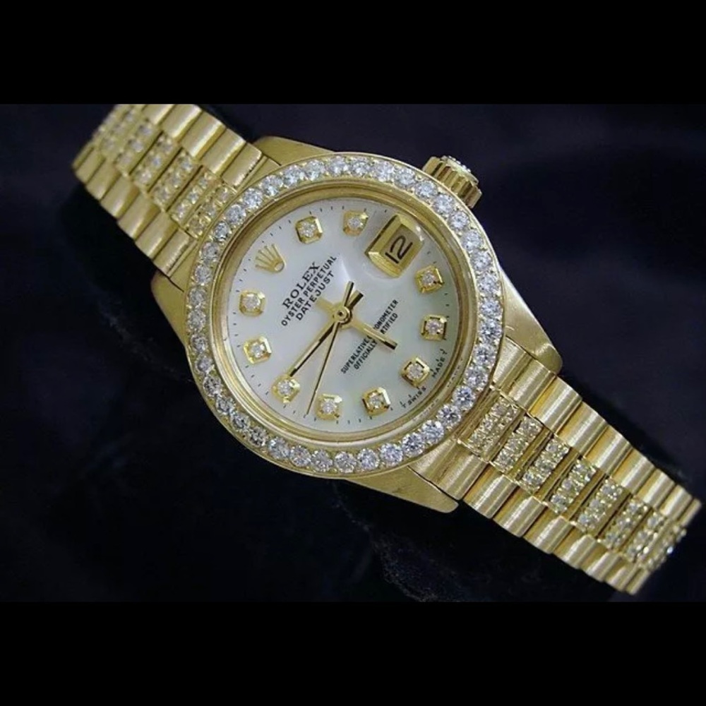 Women’s 18k yellow gold presidential Rolex